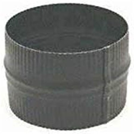 GRAY METAL Gray Metal 6X6606 Starter Joint 24 Gauge; Black - 6 in. 6X6606